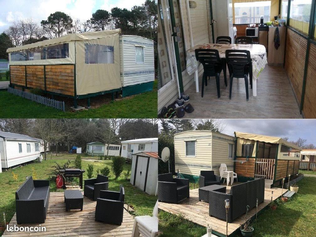 Mobilhome Bien Equipe Et Climatise Mimizan-Plage Eksteriør billede